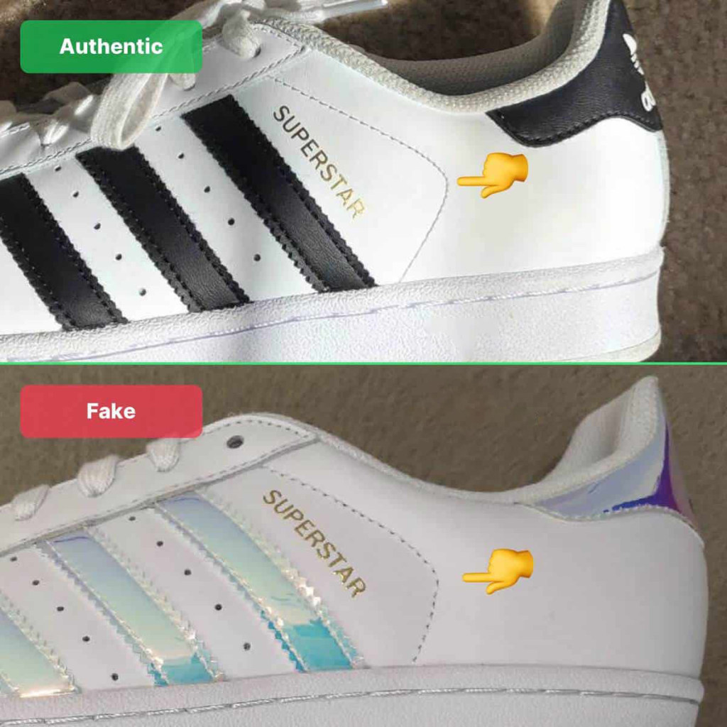 Fake vs real store adidas superstar