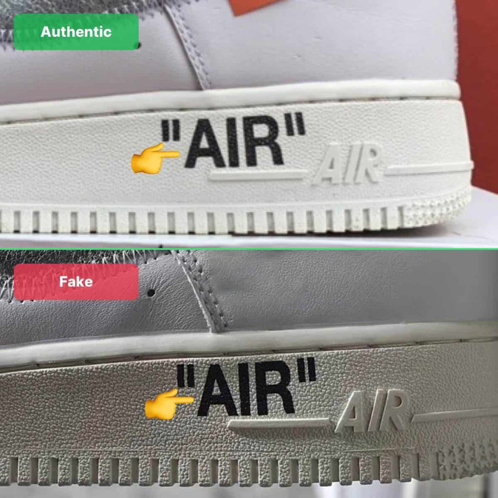 Fake Vs Real Nike Air Force 1s (5 DIFFERENCES) 