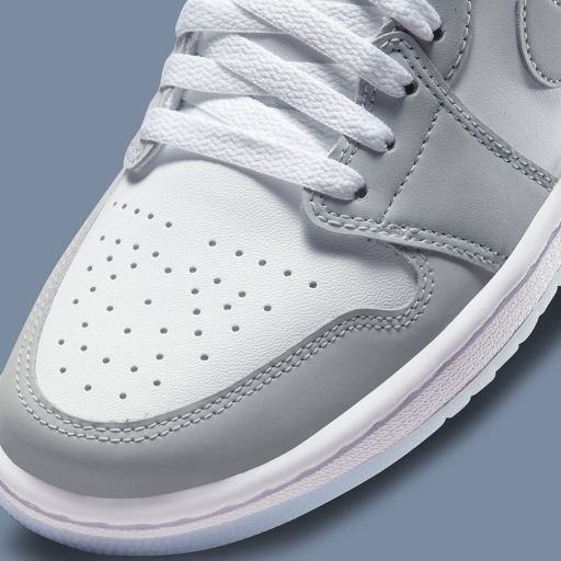 The Women’s Air Jordan 1 Low Keep It Cool With Grey Uppers And Icy ...